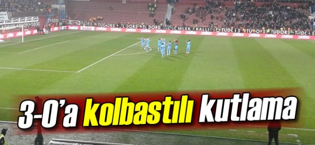 3-0'a Kolbastılı Kutlama