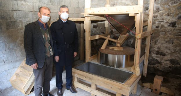 6 ayrı değirmeni yenileyerek halkın hizmetine sundu.