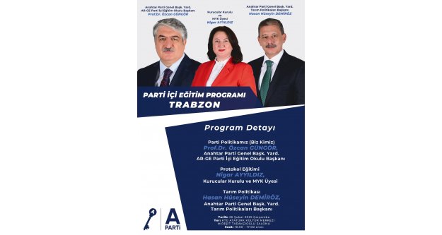 A Parti Trabzon'da Parti İçi Eğitim Programı ile Geleceğe Hazırlık Yapıyor