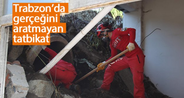 AFAD'dan Gerçeğini Aratmayan Tatbikat