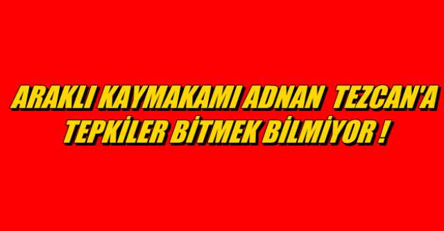 AKP İLÇE BAŞKANLIĞINA ADAY BİR KAYMAKAM!