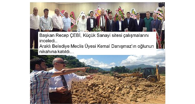 Araklı Belediye Meclis Üyesi Kemal Danışmaz'ın mutlu günü...