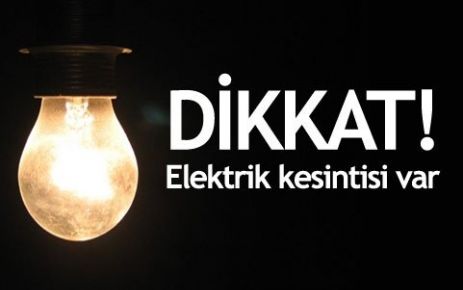 Araklı da3 gün Elektrik kesintisi var !