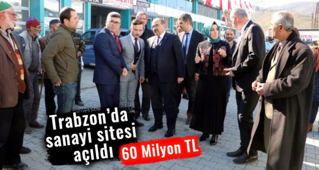 Araklı'da 60 Milyon Liraya mal olan sanayi sitesi açıldı...