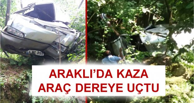 Araklı'da çok acı kaza...