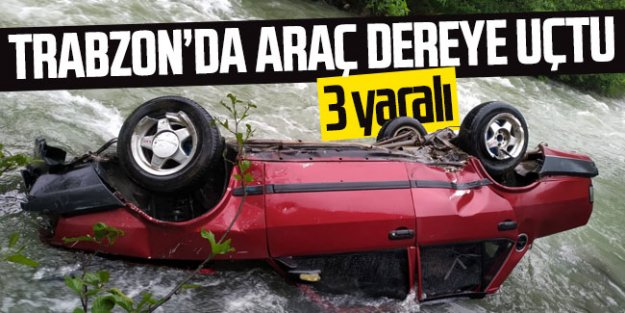 Araklı'da kaza 3 yaralı