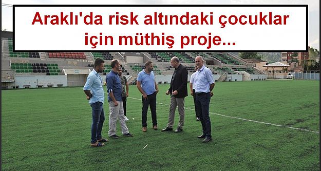 Araklı'da risk altındaki çocuklar için proje...