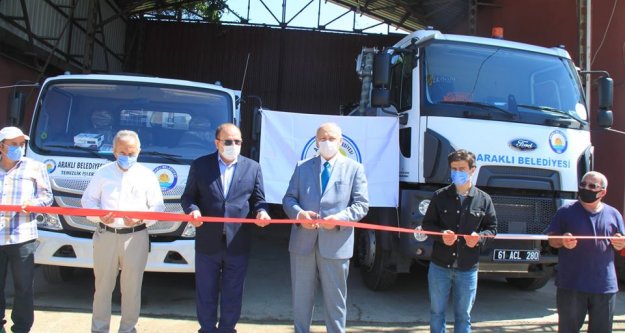 Araklı'da Yeni Araçlar Hizmete Sunuldu