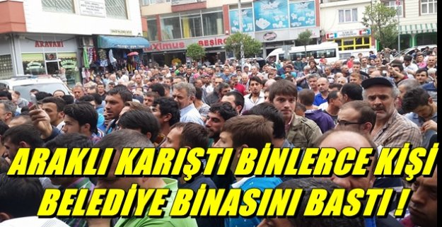 Araklı karıştı !