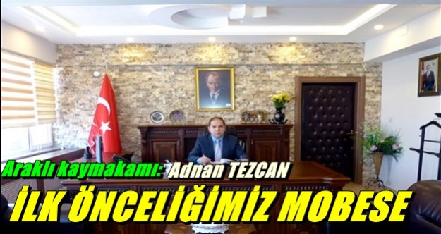 ARAKLI KAYMAKAMI ADNAN TEZCAN'I ZİYARET ETTİK