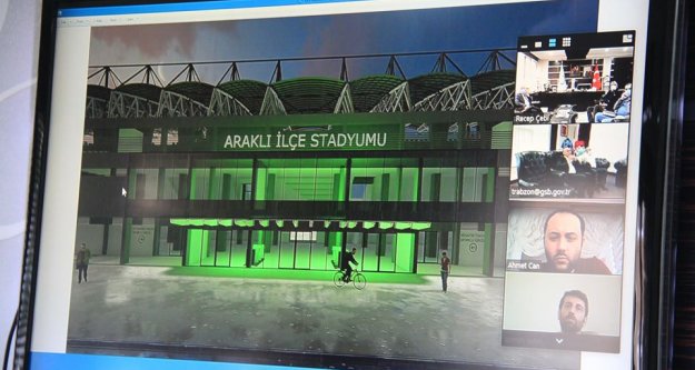 Araklı stadyumunun yapımına önümüzdeki günlerde başlanıyor.