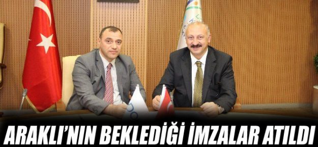 Araklı Turizmine Katkı Sağlayacak Projede İmzalar Atıldı...