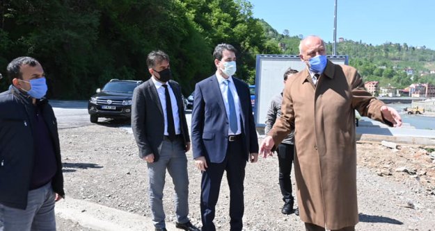 Araklı Yeşilyurt mahallesine giden köprü yenilenecek