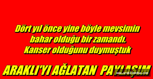 Araklı'yı ağlatan paylaşım