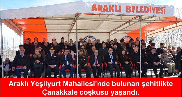 Araklı'da 18 Mart Coşkusu