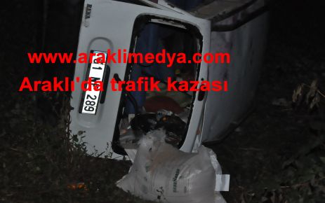 Araklı'da trafik kazası meydana geldi
