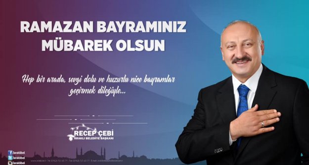 Araklılı hemşehrilerimin Ramazan Bayramlarını en içten duygularımla kutluyorum.