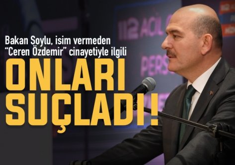 Bakan Soylu, günlük hayatta şahit olduğumuz cinayetleri dizilerde izliyorduk!