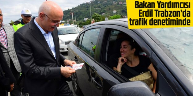 Bakan Yardımcısı Erdil trafik denetiminde
