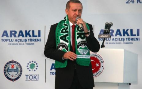 Başbakan Erdoğan Araklı'da Açılışlar Yaptı