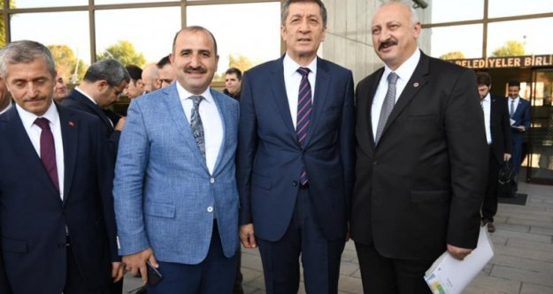 Başkan Çebi Milli Eğitim Bakanı Selçuk ile Görüştü