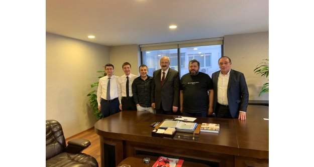 Başkan Recep Çebi, Ali Fuat Gümüştaş'ı ziyaret etti…