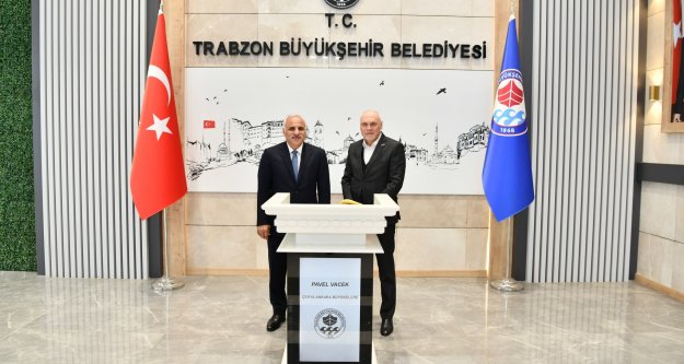 BAŞKAN ZORLUOĞLU ÇEK CUMHURİYETİ ANKARA BÜYÜKELÇİSİ VACEK'İ AĞIRLADI