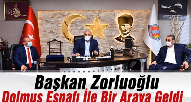 Başkan Zorluoğlu Dolmuş Esnafı İle Bir Araya Geldi
