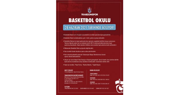 Basketbol okulu faaliyetleri 28 Haziran'da başlıyor