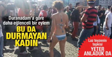 Bikinili eyleme Karadenizli tepkisi