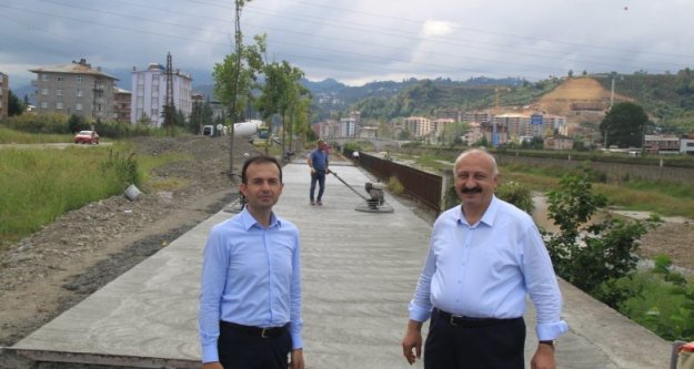 Bisiklet ve Yürüyüş Yolu Projesi devam ediyor...