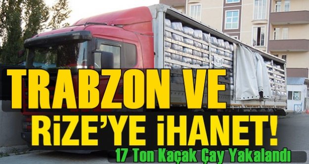 Bitlis'te 17 Ton Kaçak Çay Yakalandı