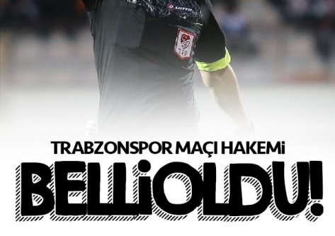Bordo-Mavili ekibin Denizlispor ile oynayacağı maçın hakemi açıklandı...