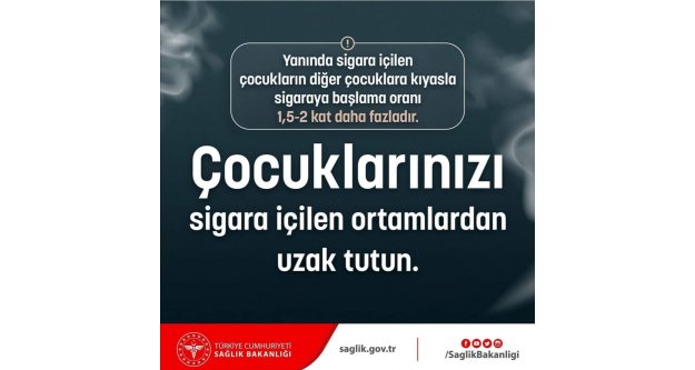 Çocuklarınızı sigara içilen ortamlardan uzak tutun