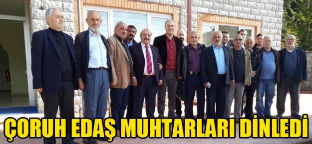Çoruh EDAŞ Hayrat'ta Muhtarları Dinledi