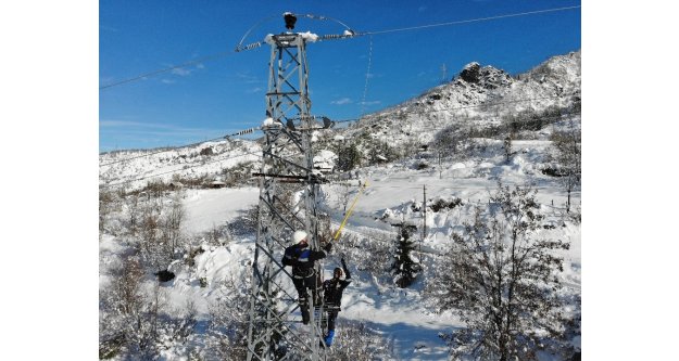 Çoruh EDAŞ, Yoğun Kar Yağışında Kesintisiz Enerji İçin Sahada…
