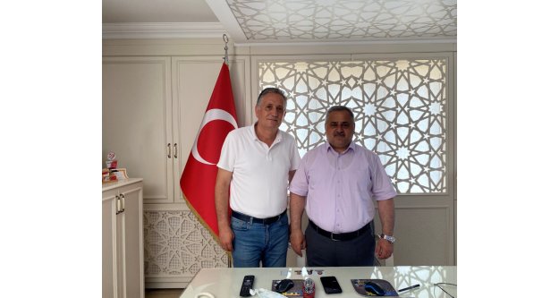 ÇORUH EDAŞ'TAN TÜRKİYE MUHTARLAR KONFEDERASYONU BAŞKANI BEKİR AKTÜRK'E ZİYARET