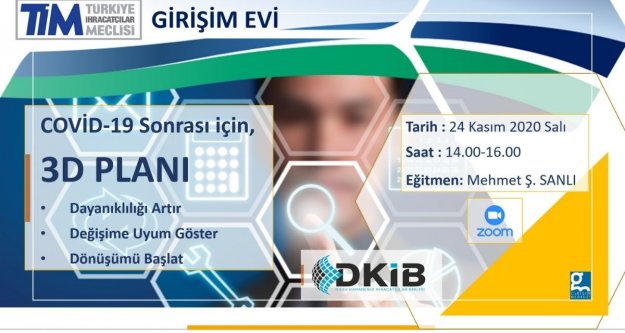 Covid 19 Sonrası için 3D Planı