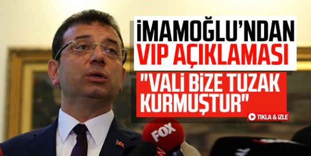 Ekrem İmamoğlu'ndan VIP ve Koç Holding açıklaması