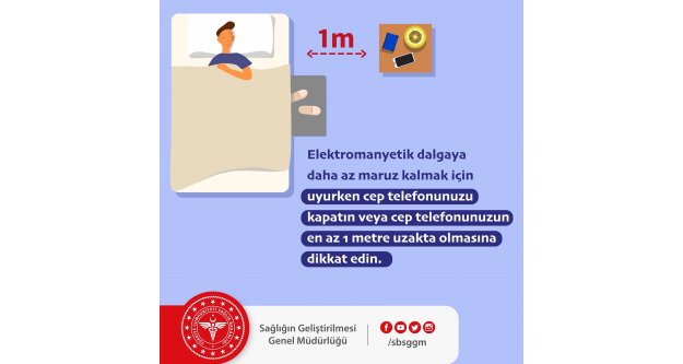 Elektromanyetik dalgaya daha az maruz kalmak için