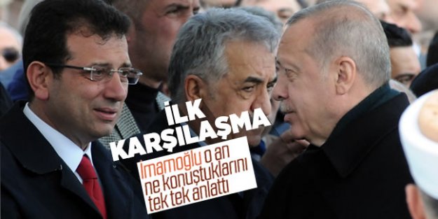 Erdoğan ve İmamoğlu cenaze töreninde karşılaştı