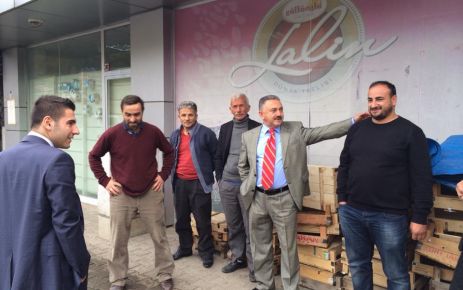 FAHRETTİN ÇEBİ  ESNAF ZİYARETİNDE