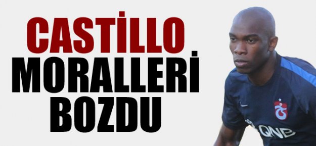 Galatasaray maçında sakatlanan Castillo'nun durumu Trabzonspor'da moralleri bozdu.