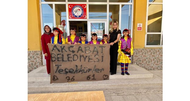 Gelen Mesaj ‘Çocukların Gözleri Işıl Işıldı, Teşekkürler Akçaabat Belediyesi'