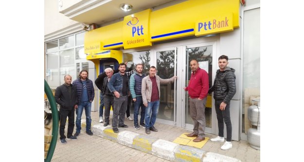 Gökçedere'de  PTT Şubesi'ni açın artık!