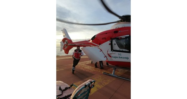 Hava Ambulansları 6 günde 6 saat 47 dakika uçuş yaptı