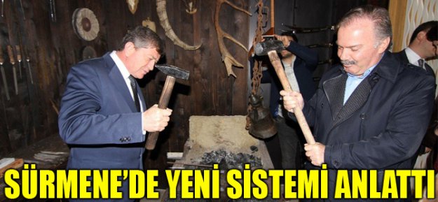 Haydar Revi, Sürmene'de Yeni Sistemi Anlattı