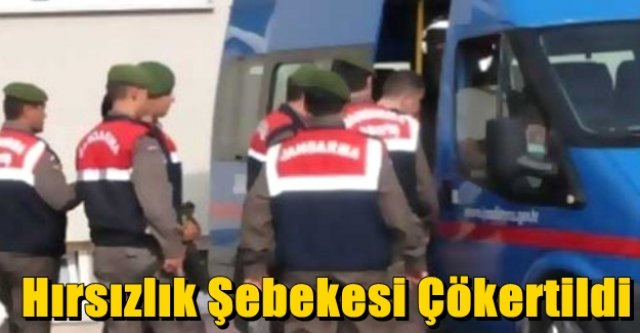 Hırsızlık Şebekesi Çökertildi