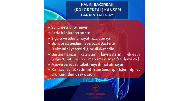 Kalın Bağırsak Kanseri Farkındalık Ayı