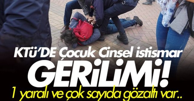 Trabzon'da ‘Kar amacı gütmeyen toplulukların tanıtımı' toplantısında arbede çıktı.